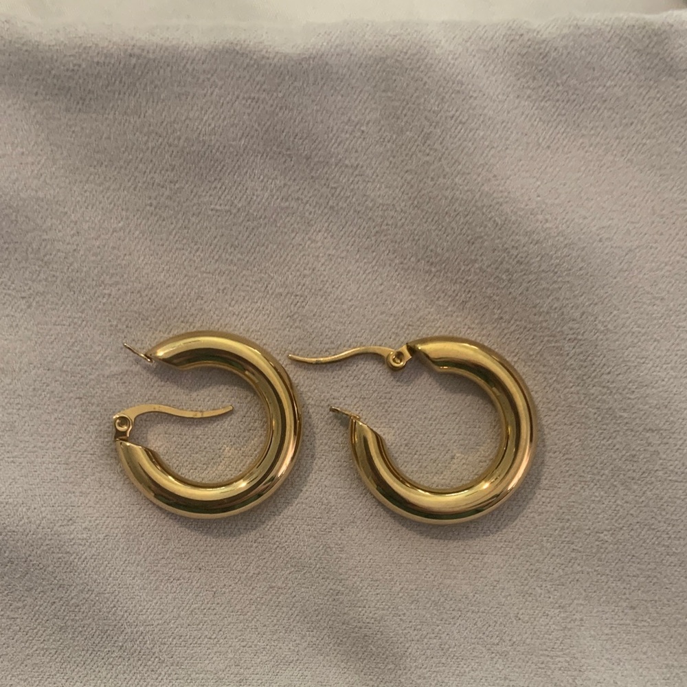 Chic Gold Hoop Earrings